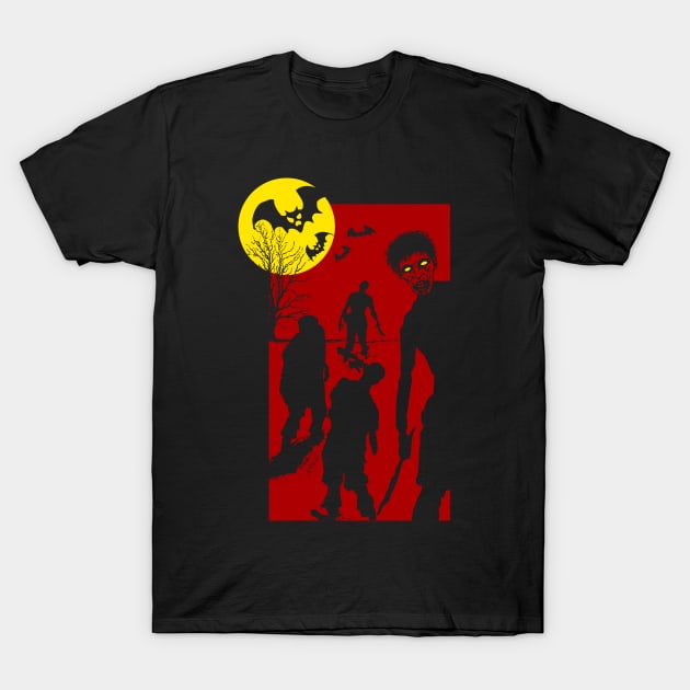 Zombie Night T-Shirt by NakedMonkey